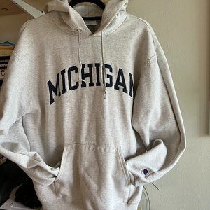 Champion Authentic Athleticwear Hoodie_MICHIGAN print_M